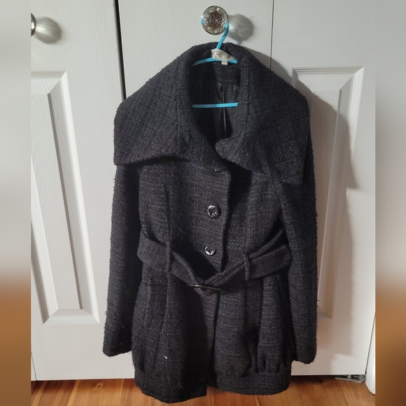 Women Black Coat - Picture 1 of 4